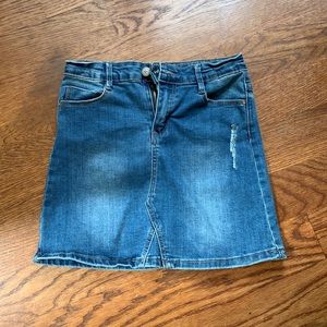 ☀️4/$15☀️Kidpik girls sz12 NWOT denimskirt stretch